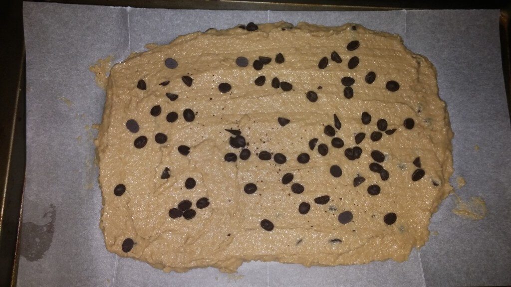 nut-free chickpea blondies
