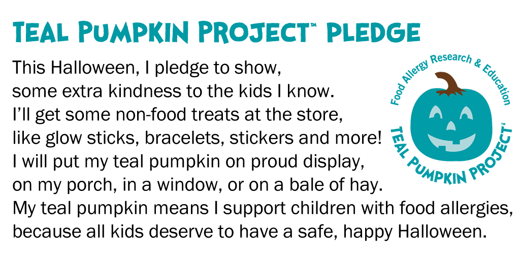Teal Pumpkin Project Pledge | accidentallycrunchy.com