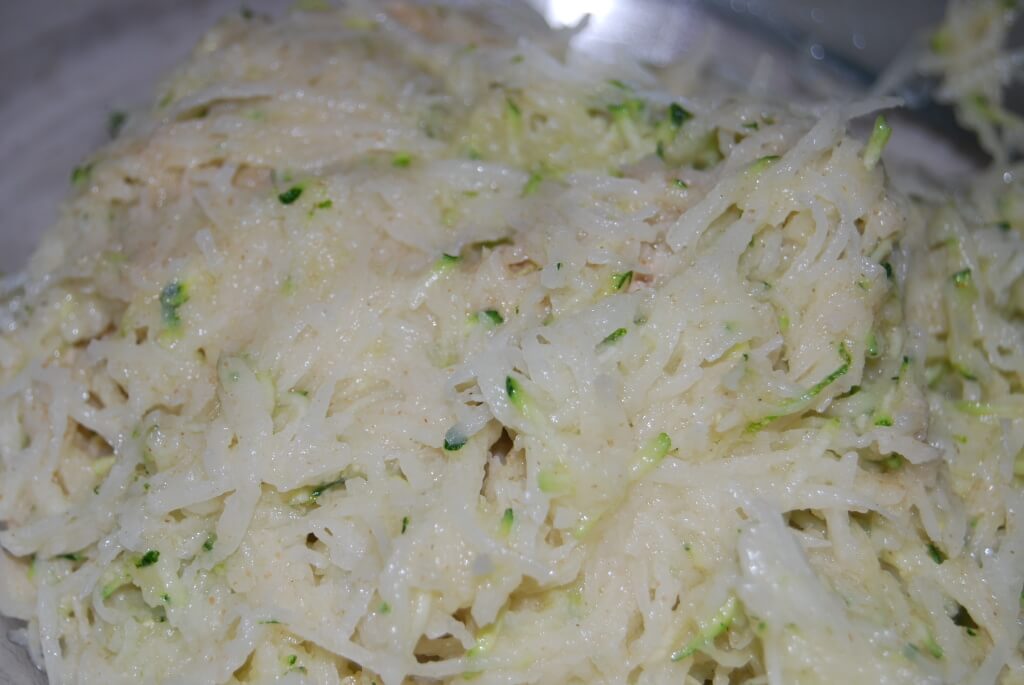 potato zucchini latkes