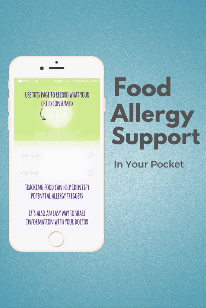 Neocate Footsteps food allergy support app - track allergy symptoms, new foods, medications, and more, and share that info easily with other caregivers, doctors, etc. | read more on accidentallycrunchy.com