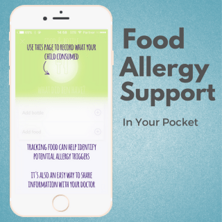 Neocate Footsteps food allergy support app - track allergy symptoms, new foods, medications, and more, and share that info easily with other caregivers, doctors, etc. | read more on accidentallycrunchy.com